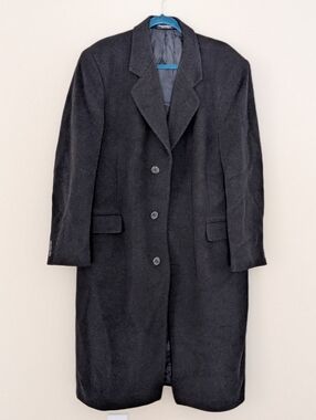 SILVER CLOUD CASHMERE BLEND WOOL COAT MENS SIZE 42R